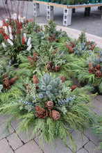 Load image into Gallery viewer, Xmas 12in Mixed Container Liner Forest Elegance