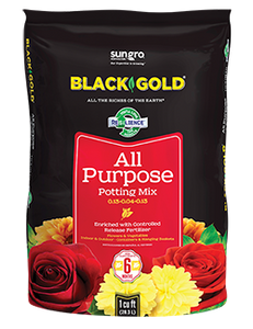 Black Gold All Purpose Potting Mix 2 Cubic Foot Bag