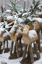 Load image into Gallery viewer, Rudi&#39;s Cutie 16&quot; Small Log Reindeer
