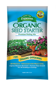 Espoma Organic Seed Starter Potting Mix 16 Quart Bag