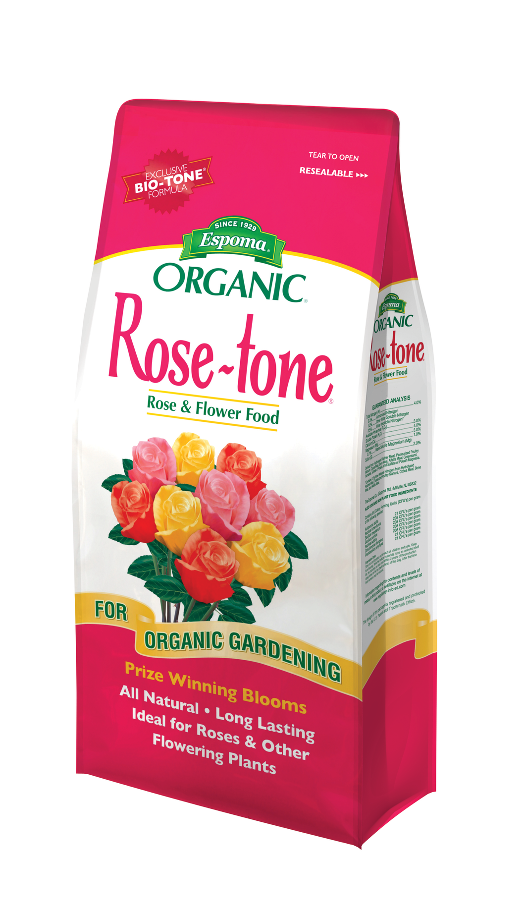 Espoma Organic RoseTone Fertilizer 04lb
