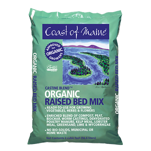 Coast of Maine Organic Castine Blend Raised Bed Mix 2 Cubic Foot Bag