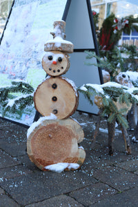 Frosty 18" Medium Log Snowman