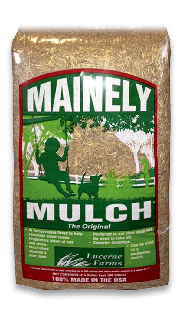 Mainely Mulch Bagged Straw 2.4 Cubic Foot Bag