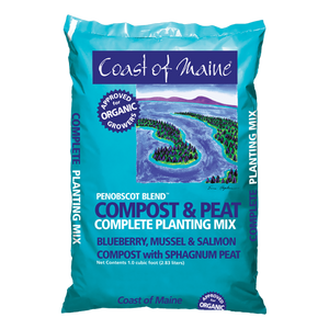 Coast of Maine Organic Penobscot Blend Compost 1 Cubic Foot Bag