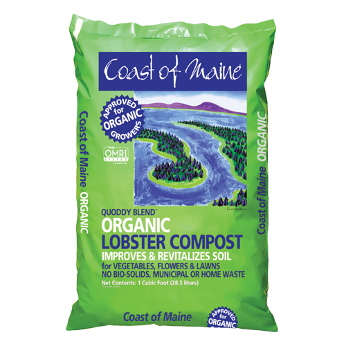 Coast of Maine Organic Quoddy Blend Lobster Compost 1 Cubic Foot Bag