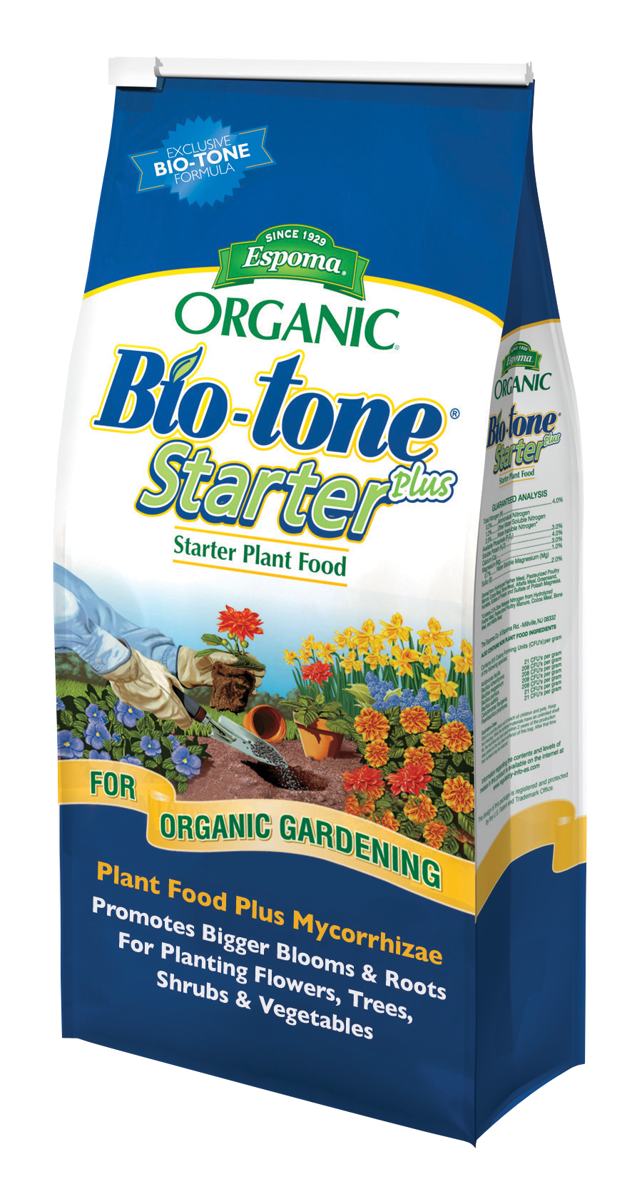 Espoma Organic BioTone Starter+ Fertilizer 18lb