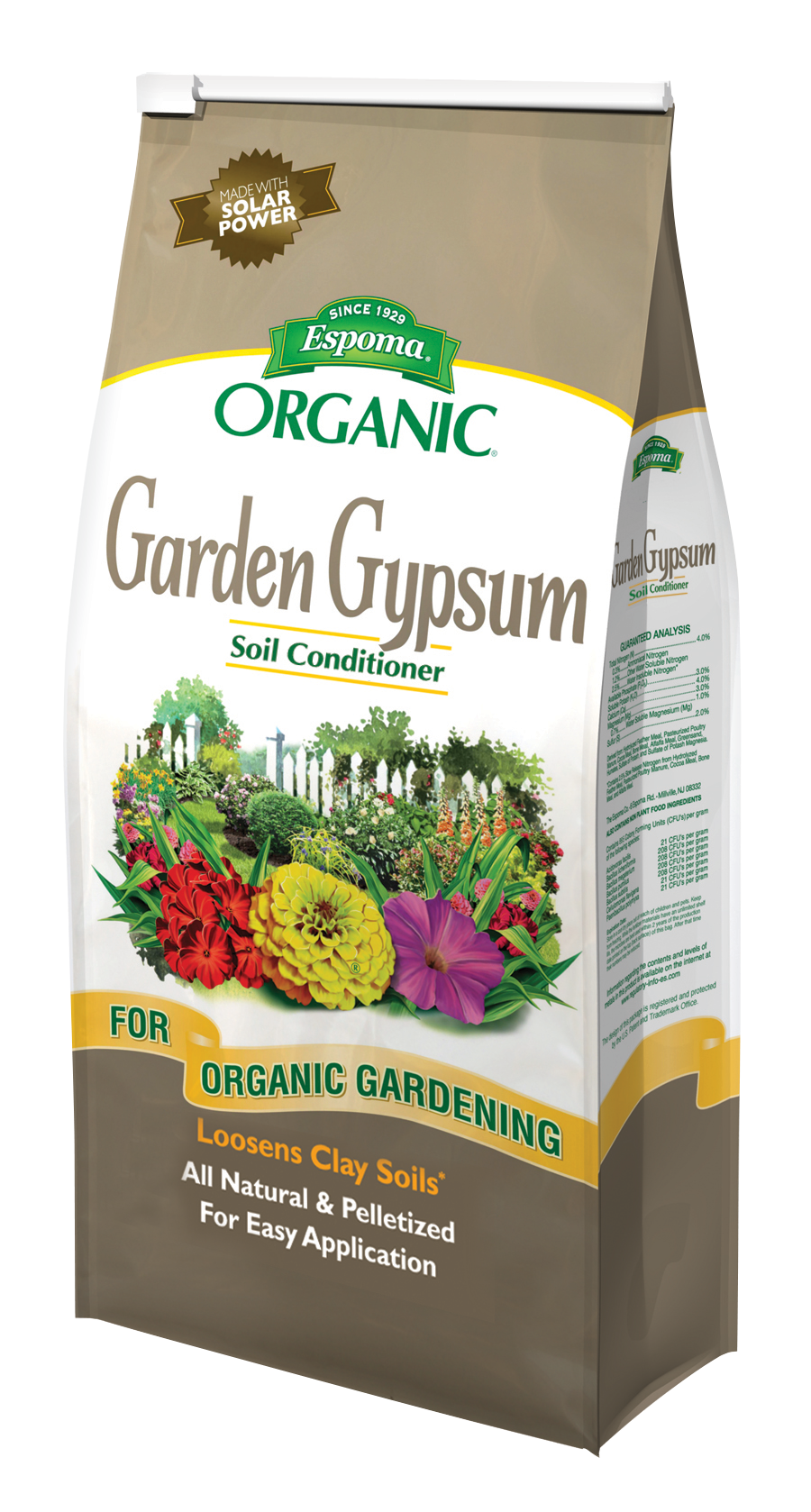 Espoma Organic Garden Gypsum 36lb